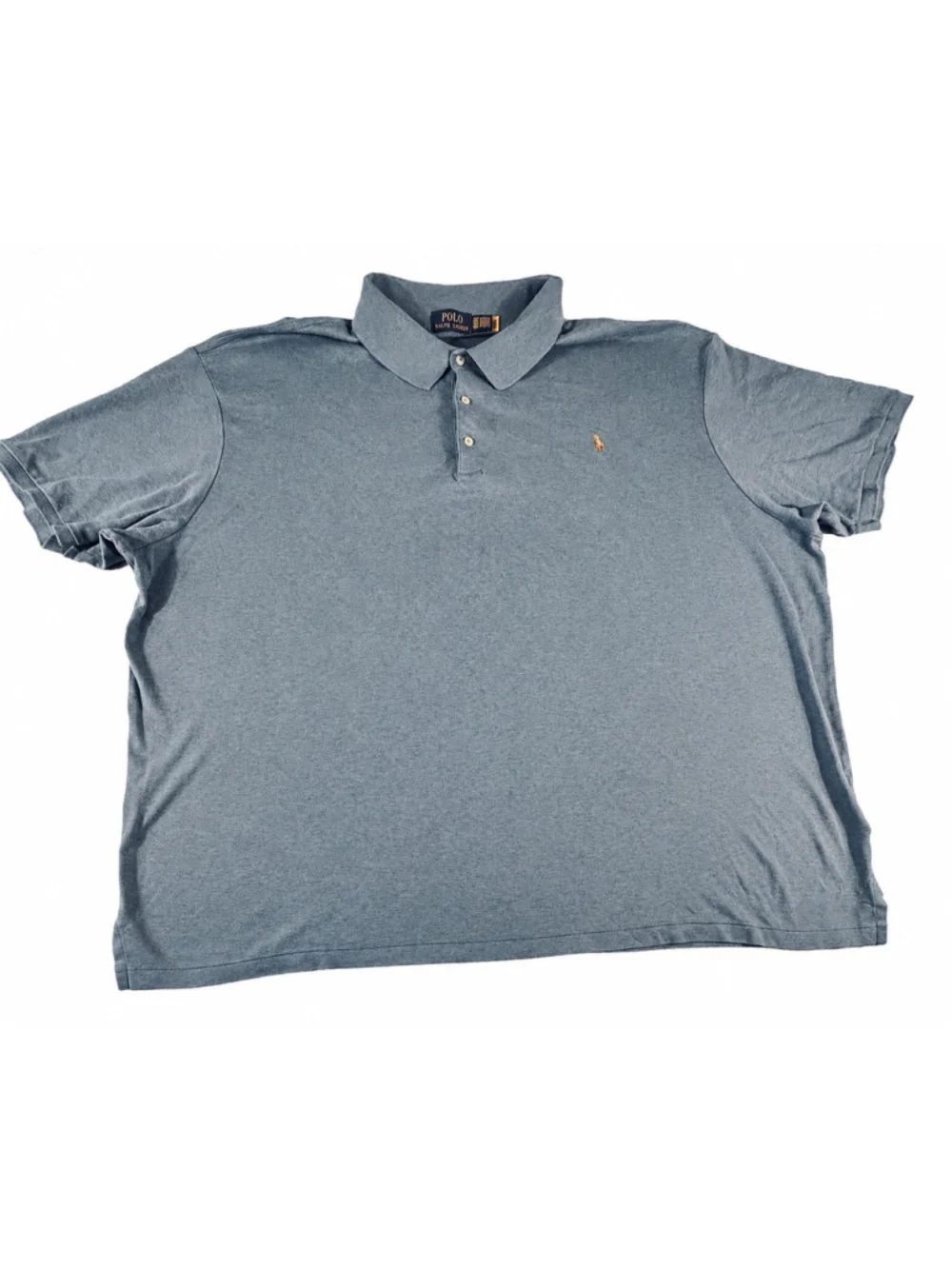 Polo Ralph Lauren Polo Shirt Men 5XB Blue Paisley Pony Big & Tall 5XL